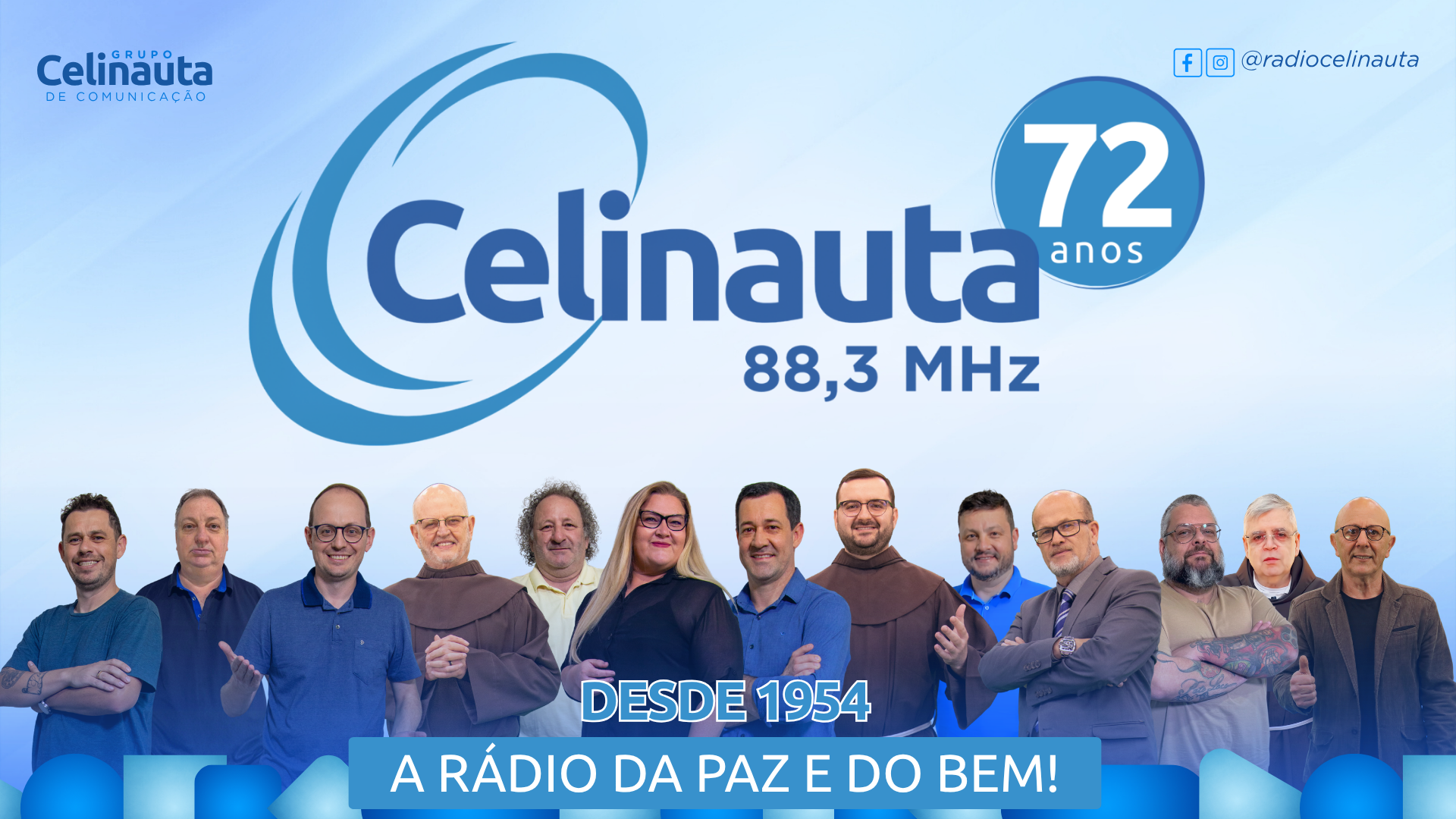 Rádio Celinauta completa 72 anos: uma trajetória de fé, história e inovação no Sudoeste do Paraná