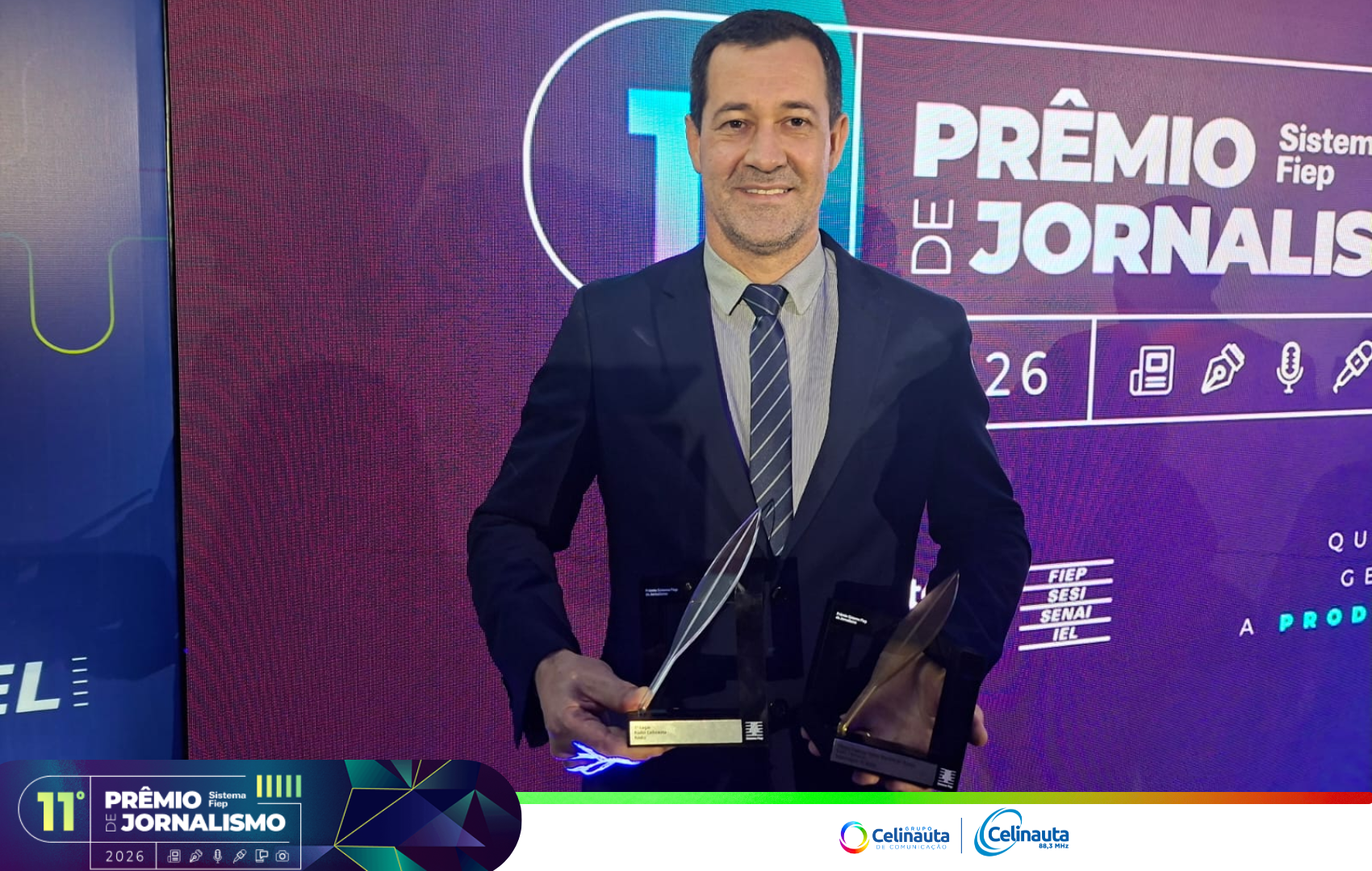 Rádio Celinauta brilha no Prêmio Sistema Fiep de...