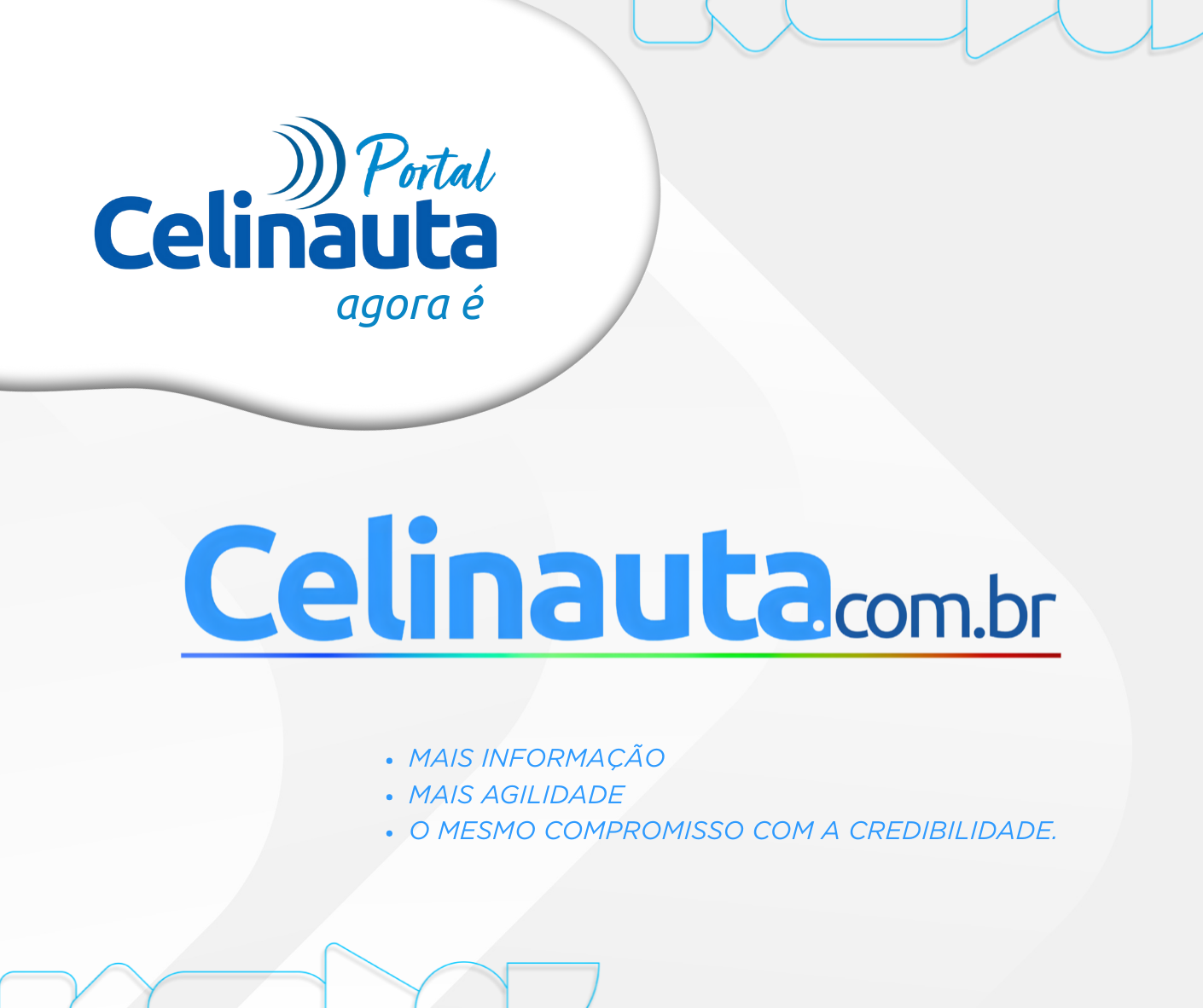 APÓS 3 ANOS INFORMANDO O PORTAL CELINAUTA PASSA A...