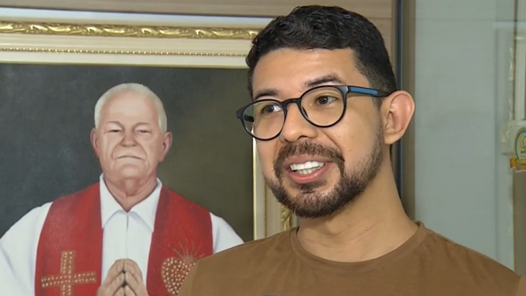 Frei Andrei Nascimento dos Anjos visitou Grupo...